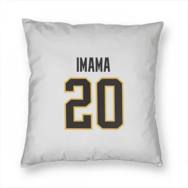 White Pittsburgh Penguins Bokondji Imama   Pillow Cover (18 X 18)