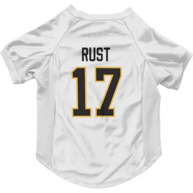 White Pittsburgh Penguins Bryan Rust   Dog & Cat Pet Jersey