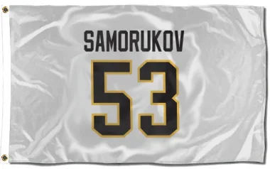 White Pittsburgh Penguins Dmitri Samorukov   Flag (3 X 5)