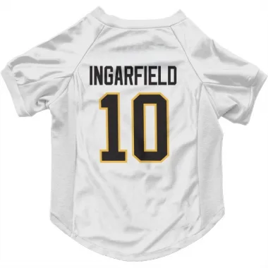 White Pittsburgh Penguins Earl Ingarfield   Dog & Cat Pet Jersey