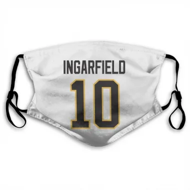 White Pittsburgh Penguins Earl Ingarfield   Face Mask