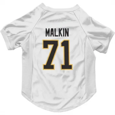 White Pittsburgh Penguins Evgeni Malkin   Dog & Cat Pet Jersey