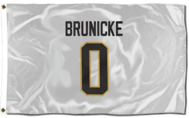 White Pittsburgh Penguins Harrison Brunicke   Flag (3 X 5)