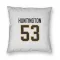 White Pittsburgh Penguins Jimmy Huntington   Pillow Cover (18 X 18)