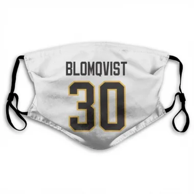 White Pittsburgh Penguins Joel Blomqvist   Face Mask