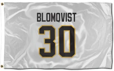 White Pittsburgh Penguins Joel Blomqvist   Flag (3 X 5)