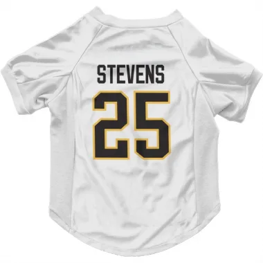 White Pittsburgh Penguins Kevin Stevens   Dog & Cat Pet Jersey