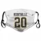 White Pittsburgh Penguins Luc Robitaille   Face Mask