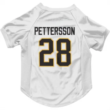 White Pittsburgh Penguins Marcus Pettersson   Dog & Cat Pet Jersey