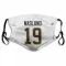 White Pittsburgh Penguins Markus Naslund   Face Mask