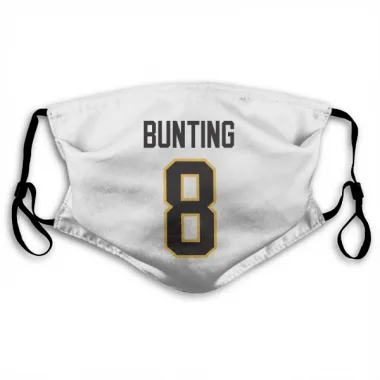 White Pittsburgh Penguins Michael Bunting   Face Mask