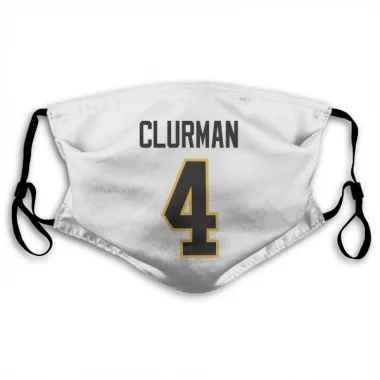 White Pittsburgh Penguins Nate Clurman   Face Mask