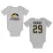 White Pittsburgh Penguins Phil Bourque   Newborn & Infant Bodysuit