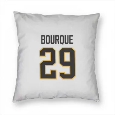 White Pittsburgh Penguins Phil Bourque   Pillow Cover (18 X 18)