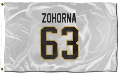 White Pittsburgh Penguins Radim Zohorna   Flag (3 X 5)