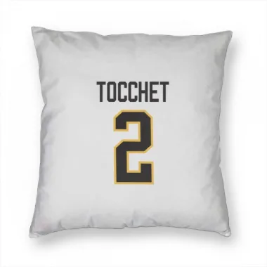 White Pittsburgh Penguins Rick Tocchet   Pillow Cover (18 X 18)