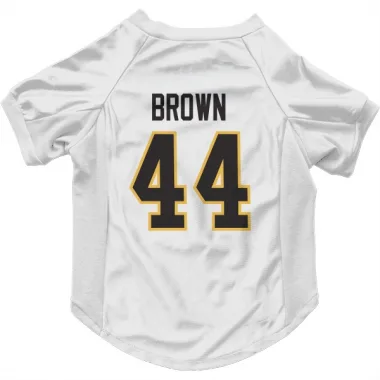 White Pittsburgh Penguins Rob Brown   Dog & Cat Pet Jersey