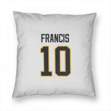 White Pittsburgh Penguins Ron Francis   Pillow Cover (18 X 18)