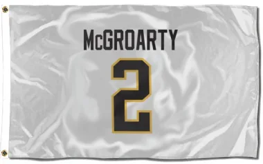 White Pittsburgh Penguins Rutger McGroarty   Flag (3 X 5)