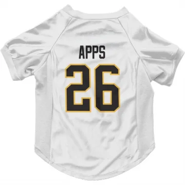 White Pittsburgh Penguins Syl Apps   Dog & Cat Pet Jersey