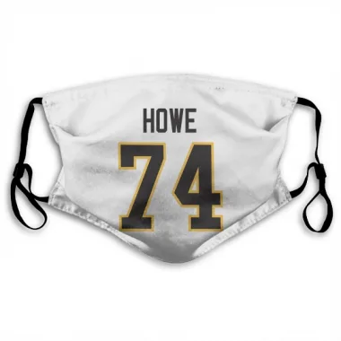 White Pittsburgh Penguins Tanner Howe   Face Mask