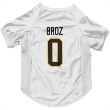 White Pittsburgh Penguins Tristan Broz   Dog & Cat Pet Jersey