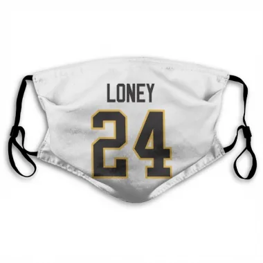 White Pittsburgh Penguins Troy Loney   Face Mask