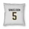 White Pittsburgh Penguins Ulf Samuelsson   Pillow Cover (18 X 18)